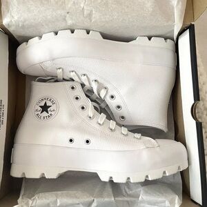 CONVERSE LUGGED HI Leather Platform Women's Sneaker Shoes High Top Chuck Taylor